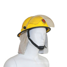 anti-sharp fire proof helmet with flame retardant shawls